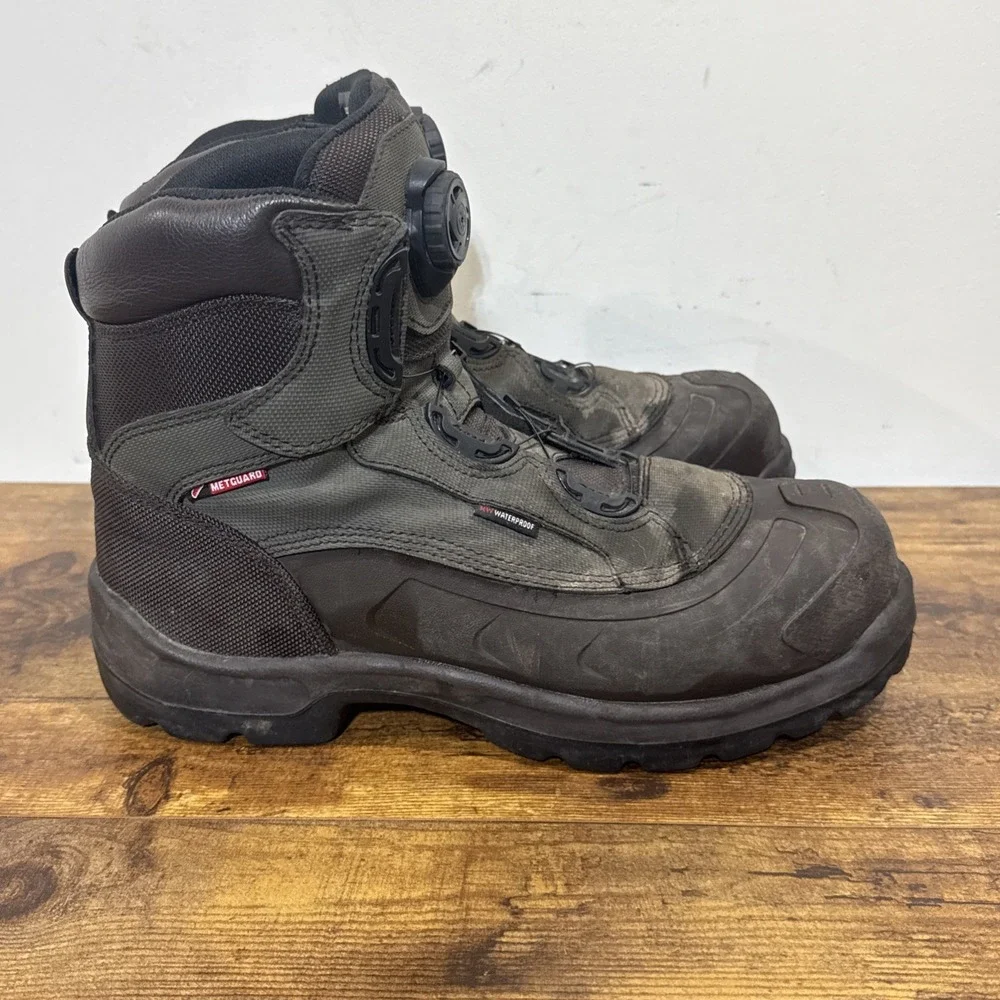 Red Wing Metguard BOA 4431 Work Boots Waterproof Steel Toe Gray Mens Size 11
